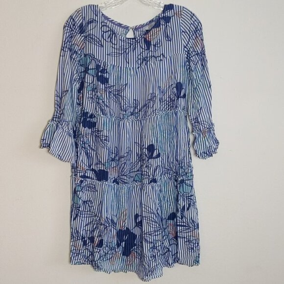 Violet Weekend Tiered Sack Dress - Picture 1 of 5